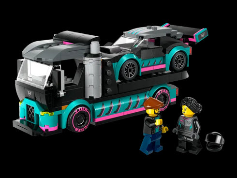 Racing car and car transporter 60406