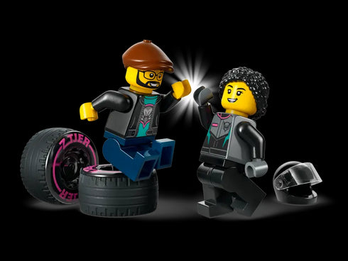 Racing car and car transporter 60406