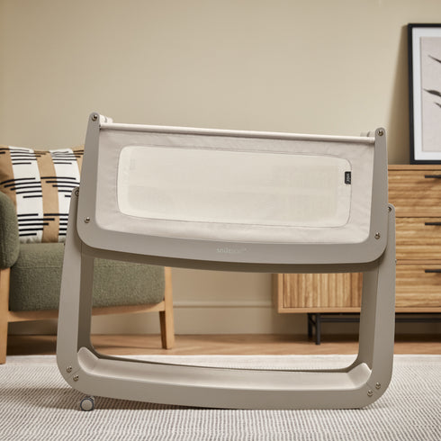SnuzPod5 Sidecar Bed, Pebble