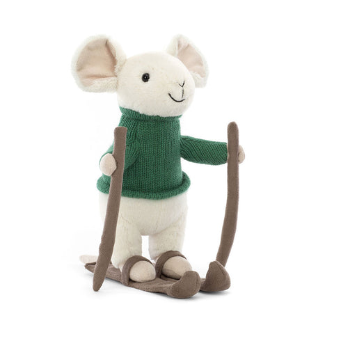 Merry Mouse Skiing pehmolelu, Jellycat