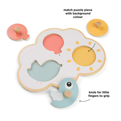 First puzzle, happy clouds