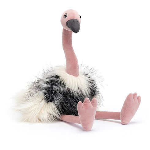 Ostrich, Ramonda Ostrich Plush Toy, Jellycat
