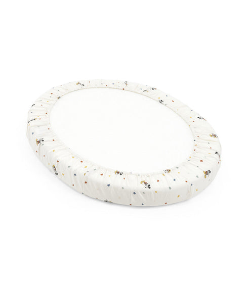 Sleepi Mini V3 Shaped fitted bed sheet, Mickey Celebration