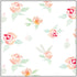 Transitional Swaddle Sack Kapalopussi, peachy pink watercolor floral