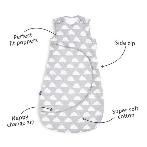 Snuz Pouch Sleeping bag 2.5 Tog, 6-18 months, cloud nine