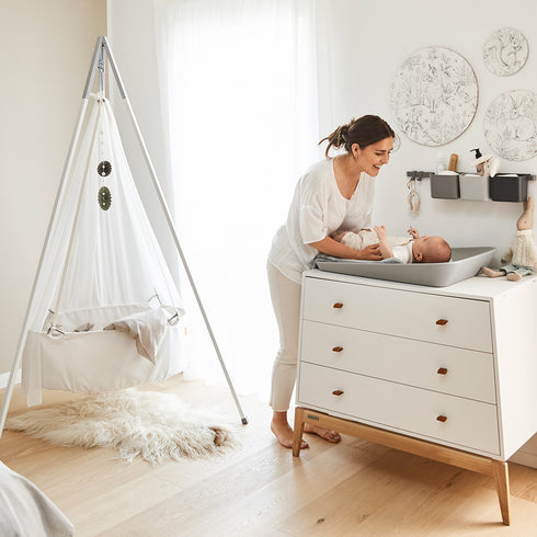 Leander Matty Care tray, cappuccino