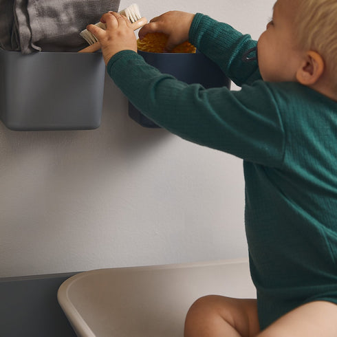 Leander Säilytyslokerikko 3-pack, dusty grey