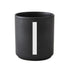 Porcelain letter mug, black