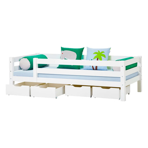 Ratastel kast, valge