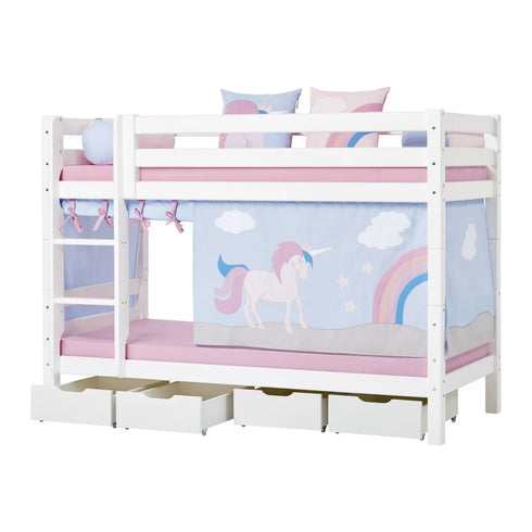 Ratastel kast, valge