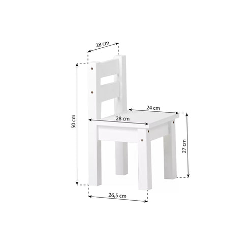 MADS Lastenpöytä ja tuolit, pale green
